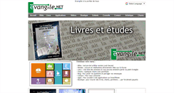 Desktop Screenshot of evangile.net