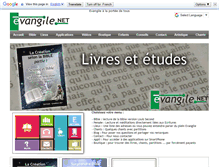 Tablet Screenshot of evangile.net